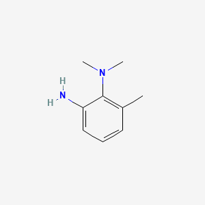 molecular formula C9H14N2 B575770 1,2-Benzenediamine,n2,n2,3-trimethyl- CAS No. 183251-81-2