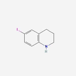 molecular formula C9H10IN B575777 6-Iodo-1,2,3,4-tetrahydroquinoline CAS No. 193354-16-4