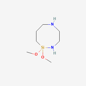 molecular formula C7H18N2O2Si B575792 2,2-Dimethoxy-1,6,2-diazasilocane CAS No. 182008-07-7