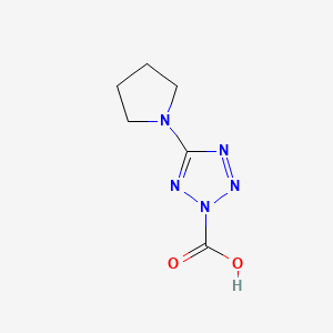 5-(Pyrrolidin-1-yl)-2H-tetrazole-2-carboxylic acid