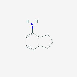 molecular formula C9H11N B057582 2,3-dihydro-1H-inden-4-amine CAS No. 32202-61-2