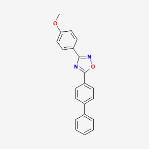 B5758307 5-(4-biphenylyl)-3-(4-methoxyphenyl)-1,2,4-oxadiazole CAS No. 5688-71-1