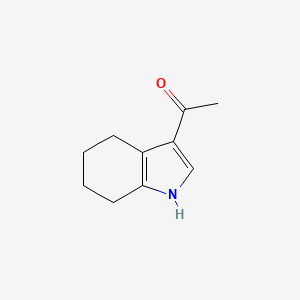 molecular formula C10H13NO B575857 1-(4,5,6,7-Tetrahydro-1H-indol-3-yl)ethanone CAS No. 169501-32-0