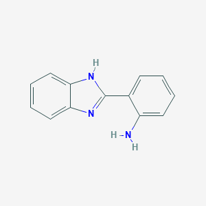 molecular formula C13H11N3 B057586 2-(1H-Benzimidazol-2-yl)aniline CAS No. 5805-39-0