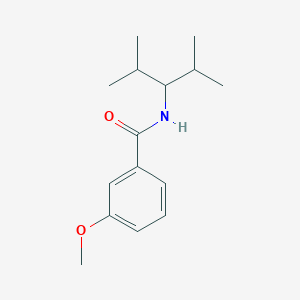 molecular formula C15H23NO2 B5758763 N-(2,4-dimethylpentan-3-yl)-3-methoxybenzamide 