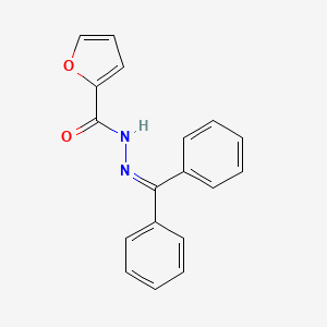 molecular formula C18H14N2O2 B5759128 N-(benzhydrylideneamino)furan-2-carboxamide 