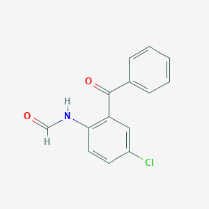 molecular formula C14H10ClNO2 B057594 N-(2-苯甲酰-4-氯苯基)甲酰胺 CAS No. 10352-28-0