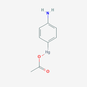 molecular formula C8H9HgNO2 B057598 p-Aminophenylmercuric acetate CAS No. 6283-24-5