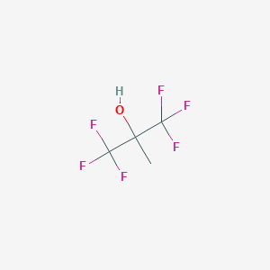 molecular formula C4H4F6O B057601 1,1,1,3,3,3-Hexafluoro-2-methyl-2-propanol CAS No. 1515-14-6