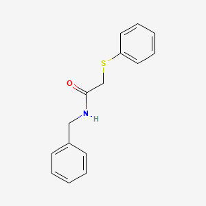 molecular formula C15H15NOS B5760168 N-benzyl-2-phenylsulfanylacetamide 