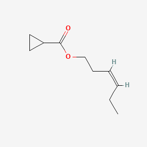 molecular formula C10H16O2 B576043 cis-3-Hexenyl cyclopropyl formate CAS No. 188570-78-7