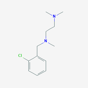 molecular formula C12H19ClN2 B5760438 N'-[(2-chlorophenyl)methyl]-N,N,N'-trimethylethane-1,2-diamine 