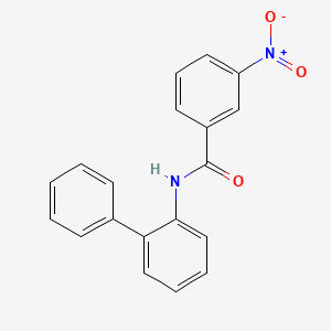 molecular formula C19H14N2O3 B5760696 N-1,1'-BIPHENYL-2-YL-3-NITROBENZAMIDE 