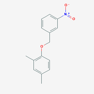 molecular formula C15H15NO3 B5760845 2,4-Dimethyl-1-((3-nitrobenzyl)oxy)benzene 