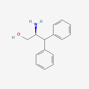 molecular formula C15H17NO B576095 (S)-2-Amino-3,3-diphenylpropan-1-ol CAS No. 162118-01-6
