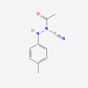 molecular formula C10H11N3O B576112 Acetyl-(4-methylanilino)cyanamide CAS No. 191028-19-0