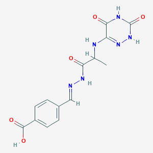 molecular formula C14H14N6O5 B5761398 MFCD01463106 