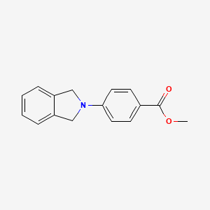 molecular formula C16H15NO2 B5761440 Methyl 4-(1,3-dihydroisoindol-2-yl)benzoate 
