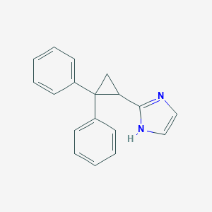 molecular formula C18H16N2 B057615 2-(2,2-Diphenylcyclopropyl)-1H-imidazole CAS No. 85589-36-2