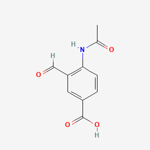4-Acetamido-3-formylbenzoic acid