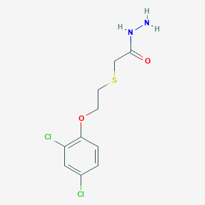 2-[2-(2,4-Dichlorophenoxy)ethylsulfanyl]acetohydrazide