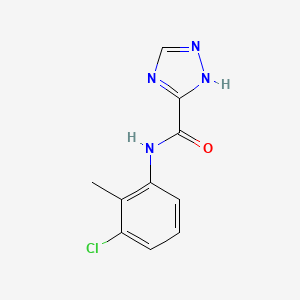 molecular formula C10H9ClN4O B5761778 N-(3-chloro-2-methylphenyl)-1H-1,2,4-triazole-5-carboxamide 