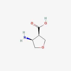 (3R,4S)-4-Aminotetrahydrofuran-3-carboxylic acid