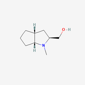 ((2S,3AR,6aR)-1-methyloctahydrocyclopenta[b]pyrrol-2-yl)methanol