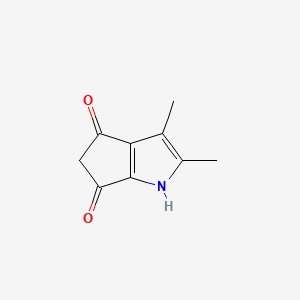 B576200 2,3-Dimethylcyclopenta[b]pyrrole-4,6(1H,5H)-dione CAS No. 160627-05-4