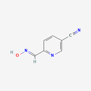 (E)-6-((hydroxyimino)methyl)nicotinonitrile