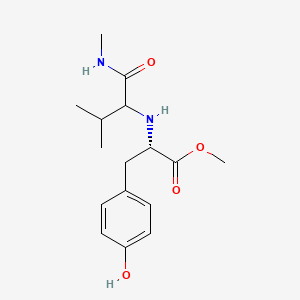 Methyl N-[3-methyl-1-(methylamino)-1-oxobutan-2-yl]-L-tyrosinate