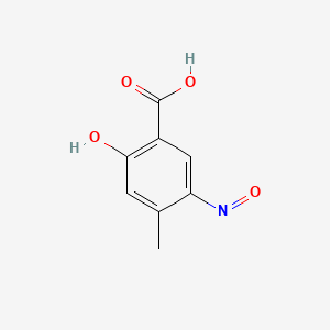 2-Hydroxy-4-methyl-5-nitrosobenzoic acid