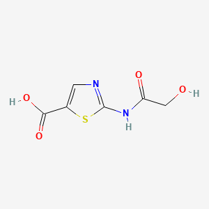 2-(2-Hydroxyacetamido)-1,3-thiazole-5-carboxylic acid
