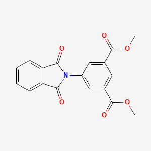 molecular formula C18H13NO6 B5762286 dimethyl 5-(1,3-dioxo-1,3-dihydro-2H-isoindol-2-yl)benzene-1,3-dicarboxylate 
