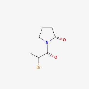 1-(2-Bromopropanoyl)pyrrolidin-2-one