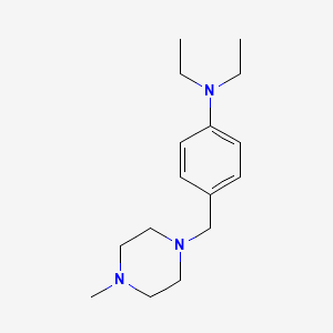 molecular formula C16H27N3 B5762344 N,N-diethyl-4-[(4-methylpiperazin-1-yl)methyl]aniline 