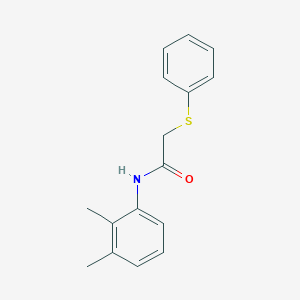 molecular formula C16H17NOS B5762397 N-(2,3-dimethylphenyl)-2-(phenylsulfanyl)acetamide 