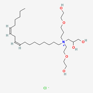 Poly(oxy-1,2-ethanediyl), .alpha.,.alpha.-(9Z,12Z)-(2,3-dihydroxypropyl)-9,12-octadecadienyliminiodi