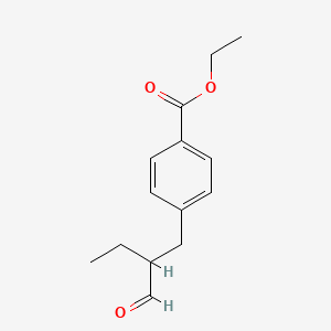Ethyl 4-(2-formylbutyl)benzoate
