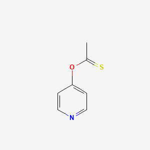 molecular formula C7H7NOS B576251 O-pyridin-4-yl ethanethioate CAS No. 180308-29-6