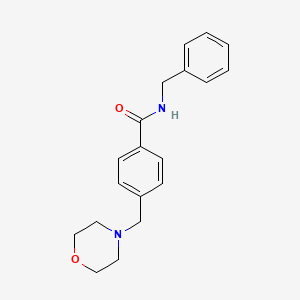 molecular formula C19H22N2O2 B5762530 N-benzyl-4-(morpholin-4-ylmethyl)benzamide 