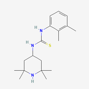 molecular formula C18H29N3S B5762579 N-(2,3-DIMETHYLPHENYL)-N'-(2,2,6,6-TETRAMETHYL-4-PIPERIDYL)THIOUREA 