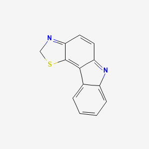 molecular formula C13H8N2S B576285 2H-Thiazolo[4,5-C]carbazole CAS No. 173431-33-9