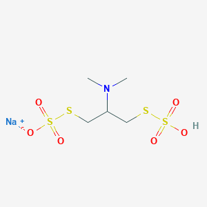molecular formula C5H13NNaO6S4 B057629 CID 87218821 CAS No. 29547-00-0