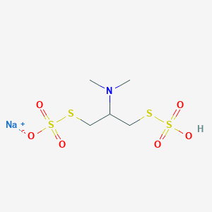 molecular formula C5H12NNaO6S4 B057629 Monosultap CAS No. 29547-00-0