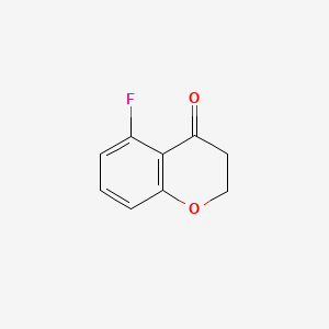 molecular formula C9H7FO2 B576300 5-Fluoro-4-Chromanone CAS No. 188826-32-6