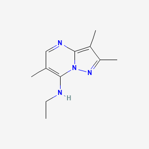 N-Ethyl-2,3,6-trimethylpyrazolo[1,5-a]pyrimidin-7-amine