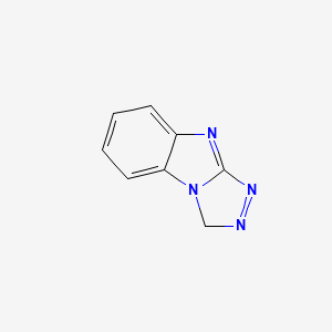 molecular formula C8H6N4 B576320 3H-[1,2,4]triazolo[4,3-a]benzimidazole CAS No. 1491-04-9