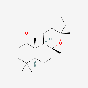 (3S,4aR,6aS,10aS,10bR)-3-ethyl-3,4a,7,7,10a-pentamethyl-1,2,5,6,6a,8,9,10b-octahydrobenzo[f]chromen-10-one