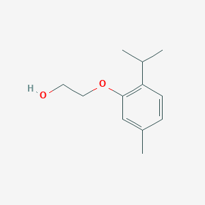 molecular formula C12H18O2 B057633 Ethanol, 2-thymyloxy- CAS No. 55129-21-0